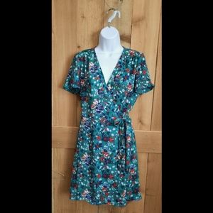 J. Crew Floral Wrap Dress